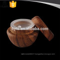 5ml wood grain plastic cream jar